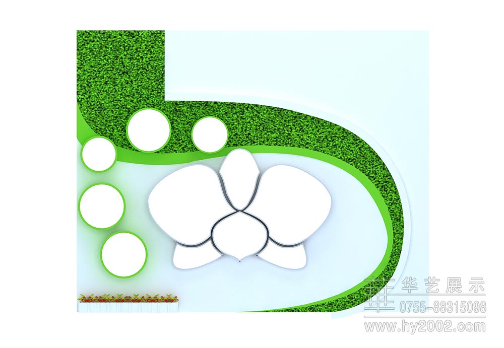 全國蘭科植物物種質資源保護中心和深圳市蘭科植物保護研究中心展臺平面圖 全國蘭科植物物種質資源保護中心和深圳市蘭科植物保護研究中心展臺平面圖