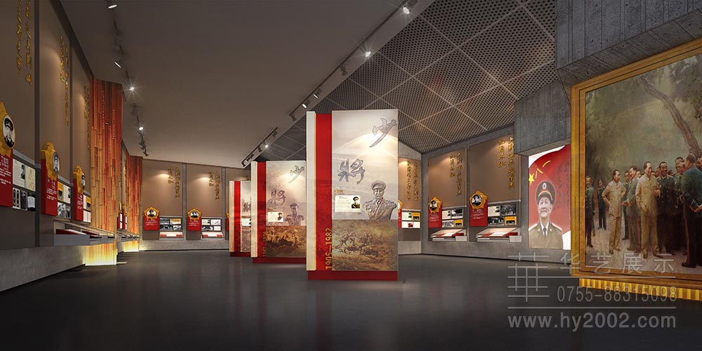 大別山革命歷史紀念館半身雕塑 大別山革命歷史紀念館效果圖,展廳設計,展廳半身雕塑